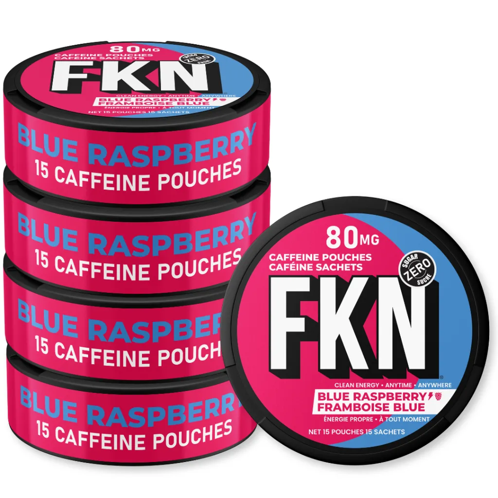 FKN Caffeine Pouches (Blue Raspberry) 80MG