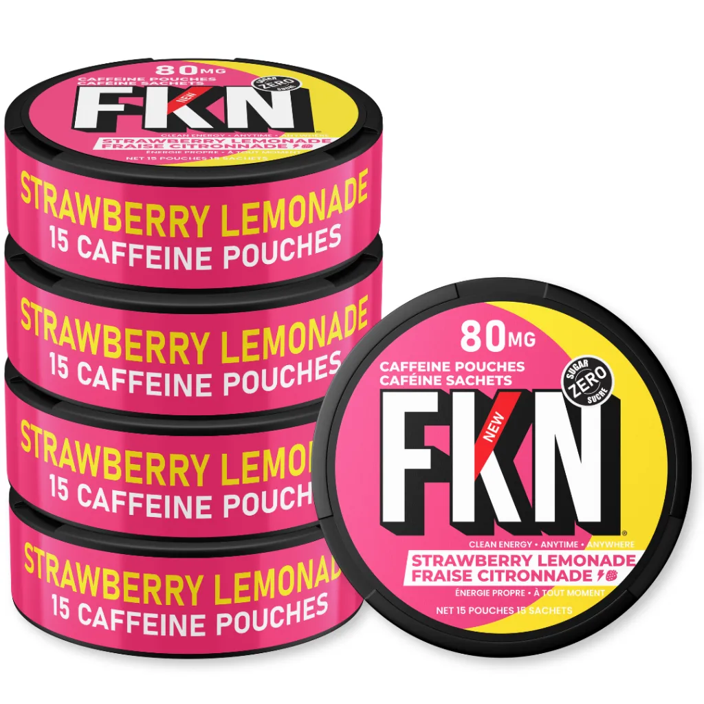 FKN Caffeine Pouches (Strawberry Lemonade) 80MG