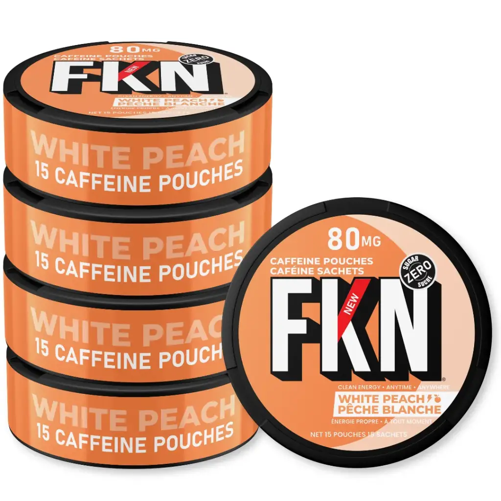 FKN Caffeine Pouches (White Peach) 80MG