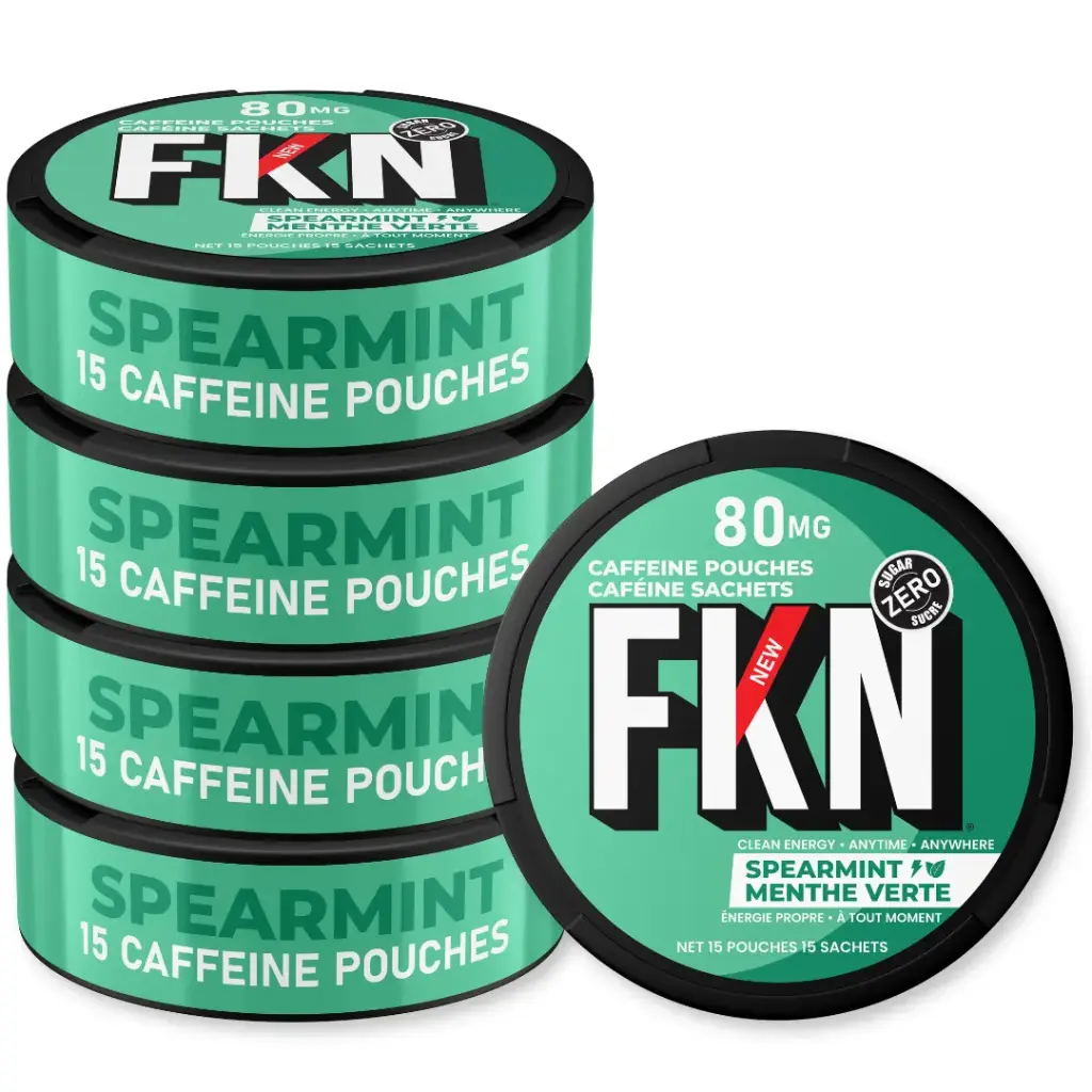 FKN Caffeine Pouches (Spearmint Surge) 80MG